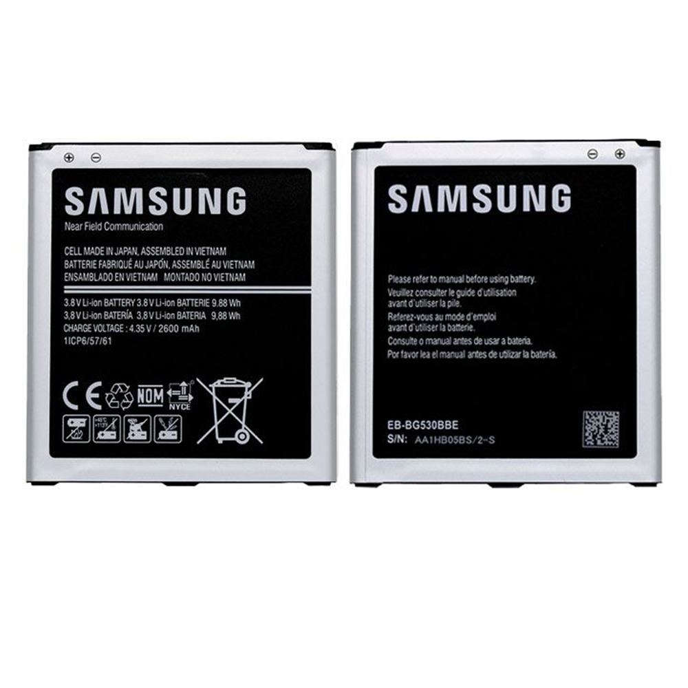 باتری موبایل مدل G530 ظرفیت 2600 میلی آمپر ساعت مناسب برای گوشی موبایل سامسونگ Galaxy Grand Prime اورجینال